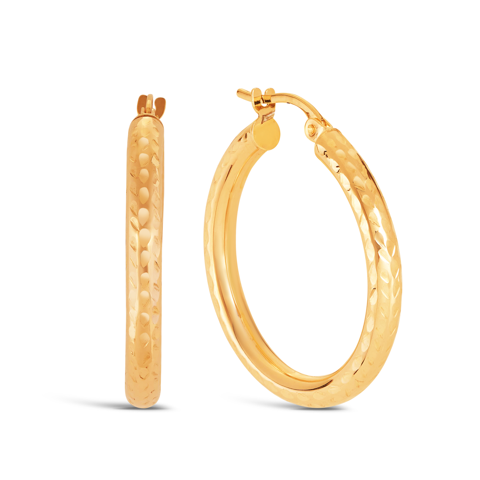 Hoop Earrings in 9ct Yellow Gold