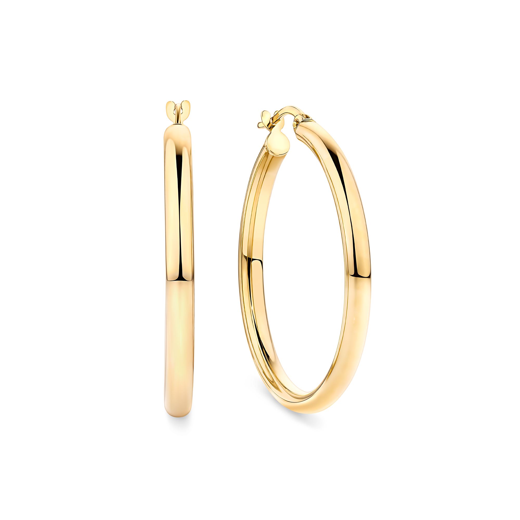 Hoop Earrings in 9ct Yellow Gold