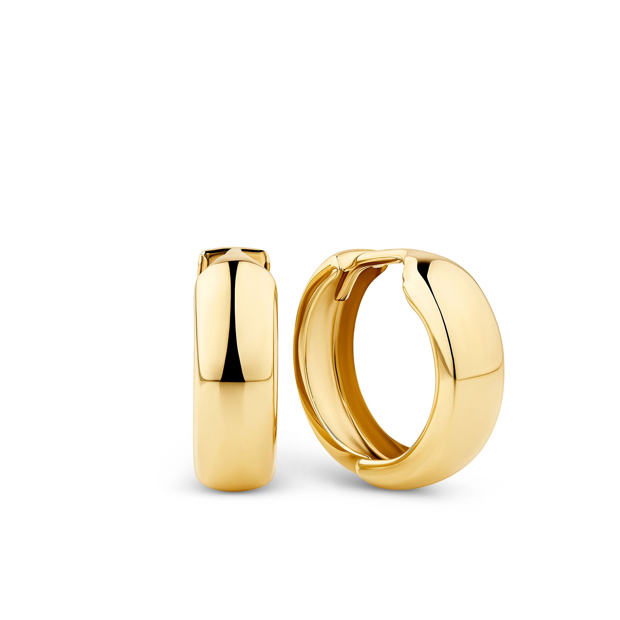 Small Huggie Earrings in 9ct Yellow Gold