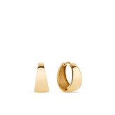 Graduated Huggie Earrings in 9ct Yellow Gold