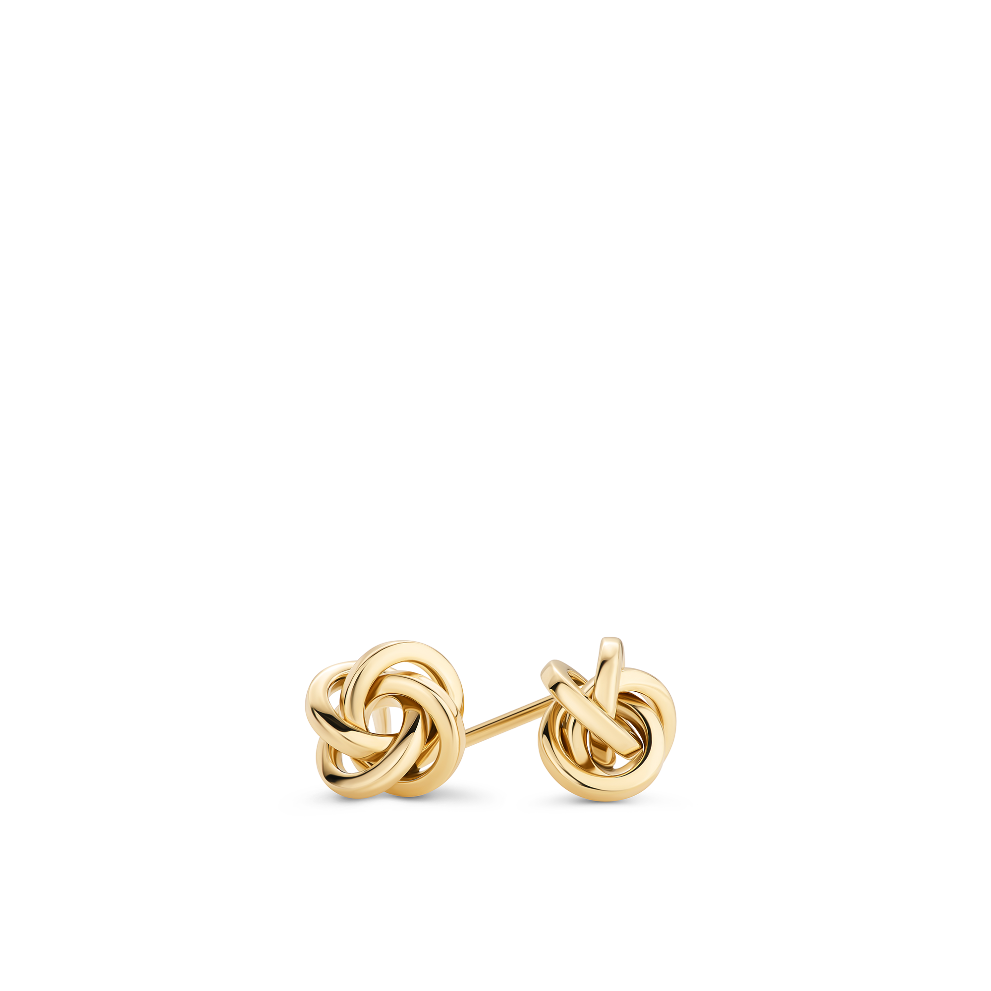 Knot Stud Earrings in 9ct Yellow Gold