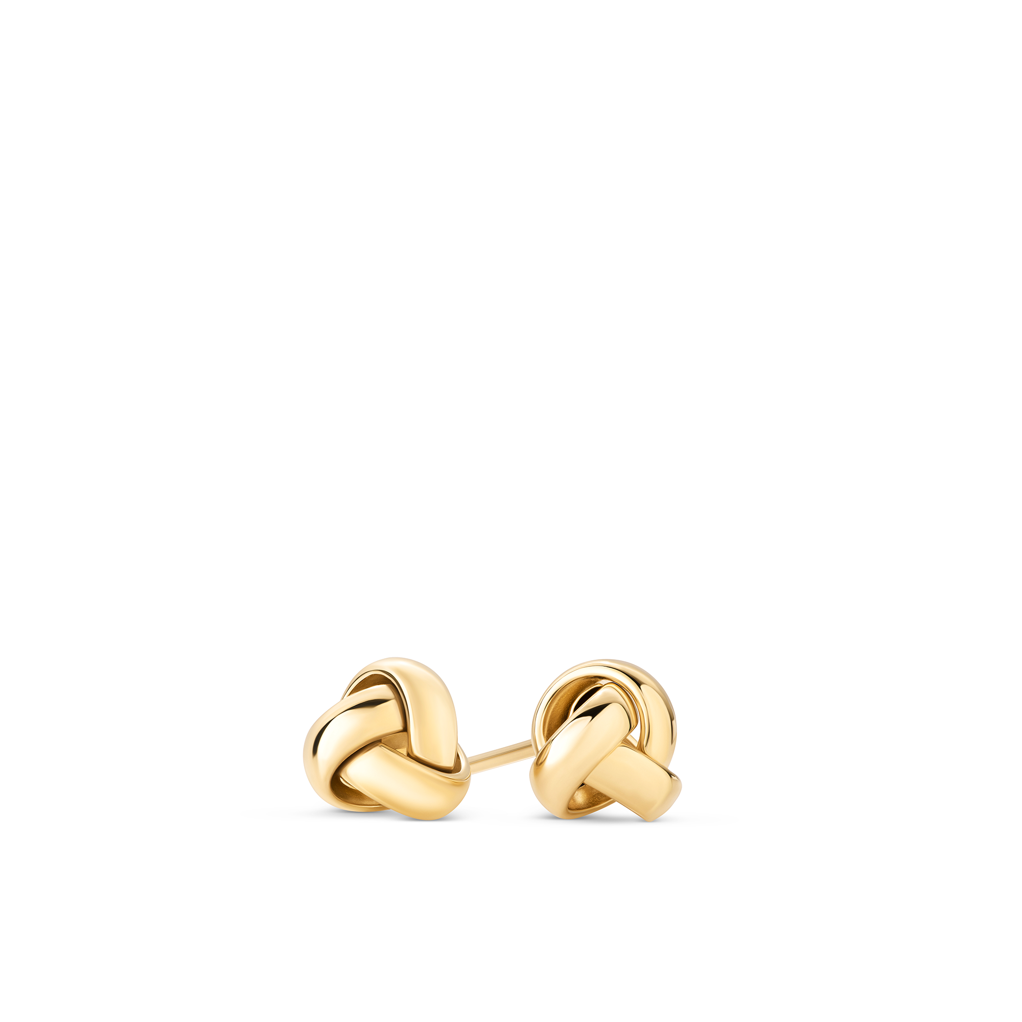 Knot Stud Earrings in 9ct Yellow Gold
