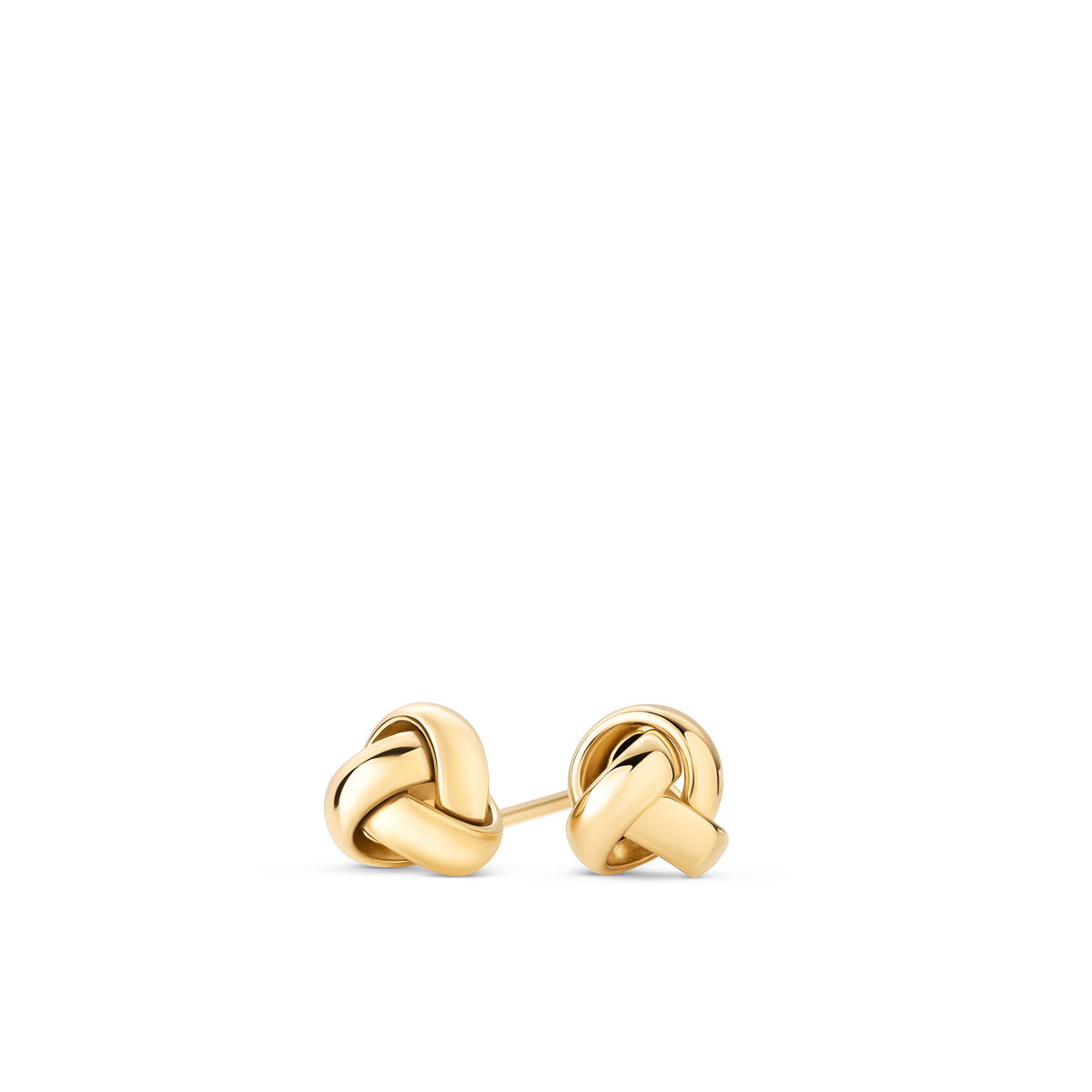 Knot Stud Earrings in 9ct Yellow Gold