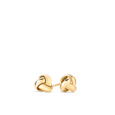 Knot Stud Earrings in 9ct Yellow Gold