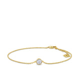 0.14ct TDW Diamond Bracelet in 9ct Yellow Gold