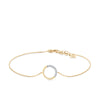 Diamond Circle Bracelet in 9ct Yellow Gold