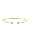 0.15ct TW Diamond Pave Flexi Bangle in 9ct Yellow Gold