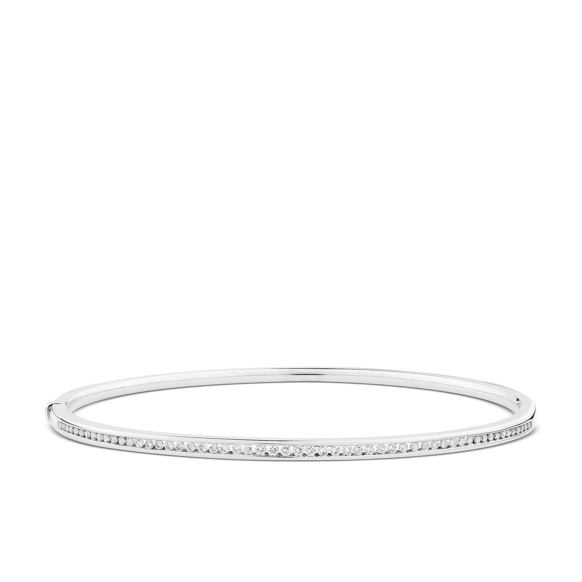 0.50ct TW Diamond Bangle in 9ct White Gold