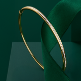 0.50ct TW Diamond Bangle in 9ct Yellow Gold