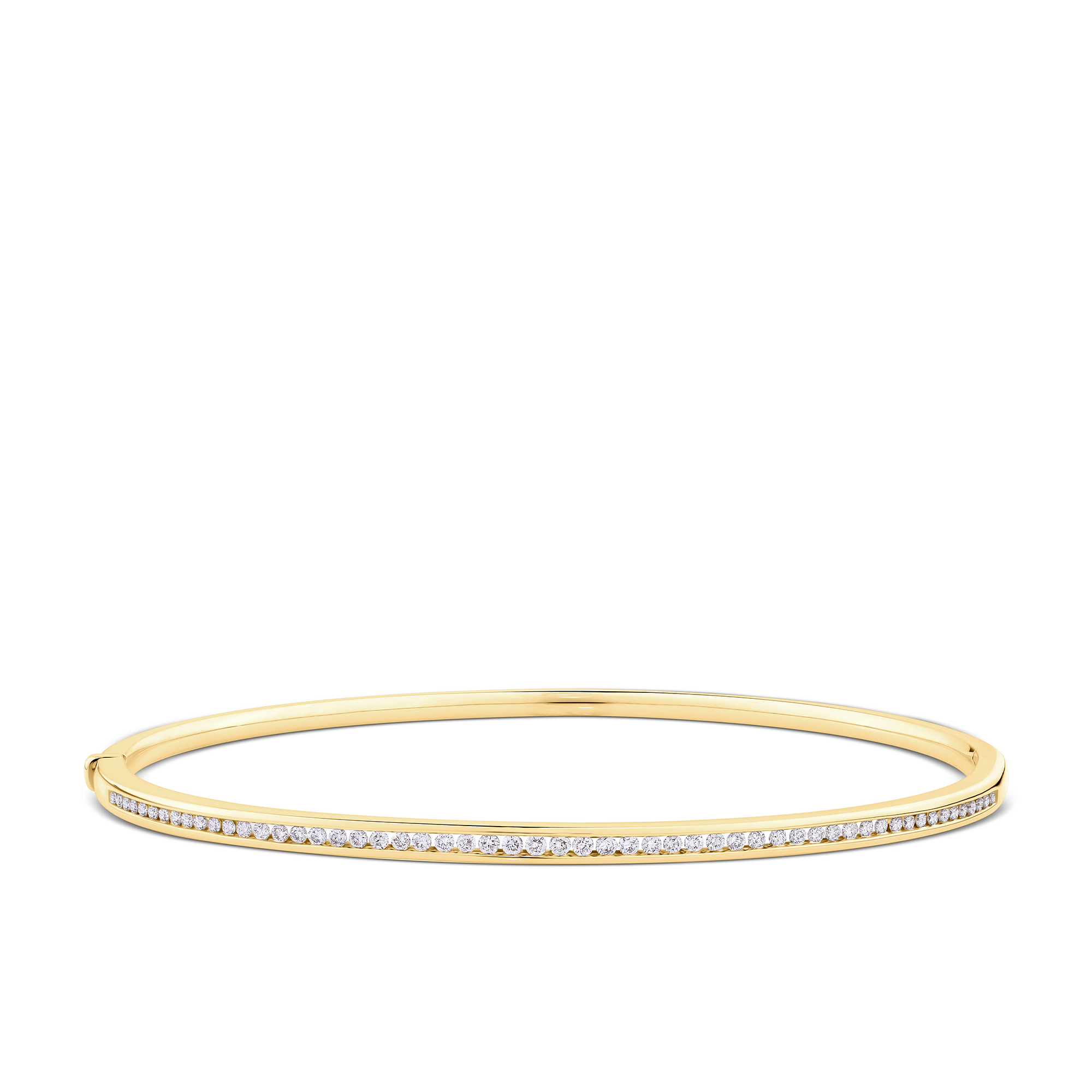0.50ct TW Diamond Bangle in 9ct Yellow Gold