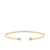 0.15ct TDW Diamond Pave Flexi Bangle in 9ct Yellow Gold