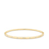0.15ct TDW Hammerset Diamond Bangle in 9ct Yellow Gold