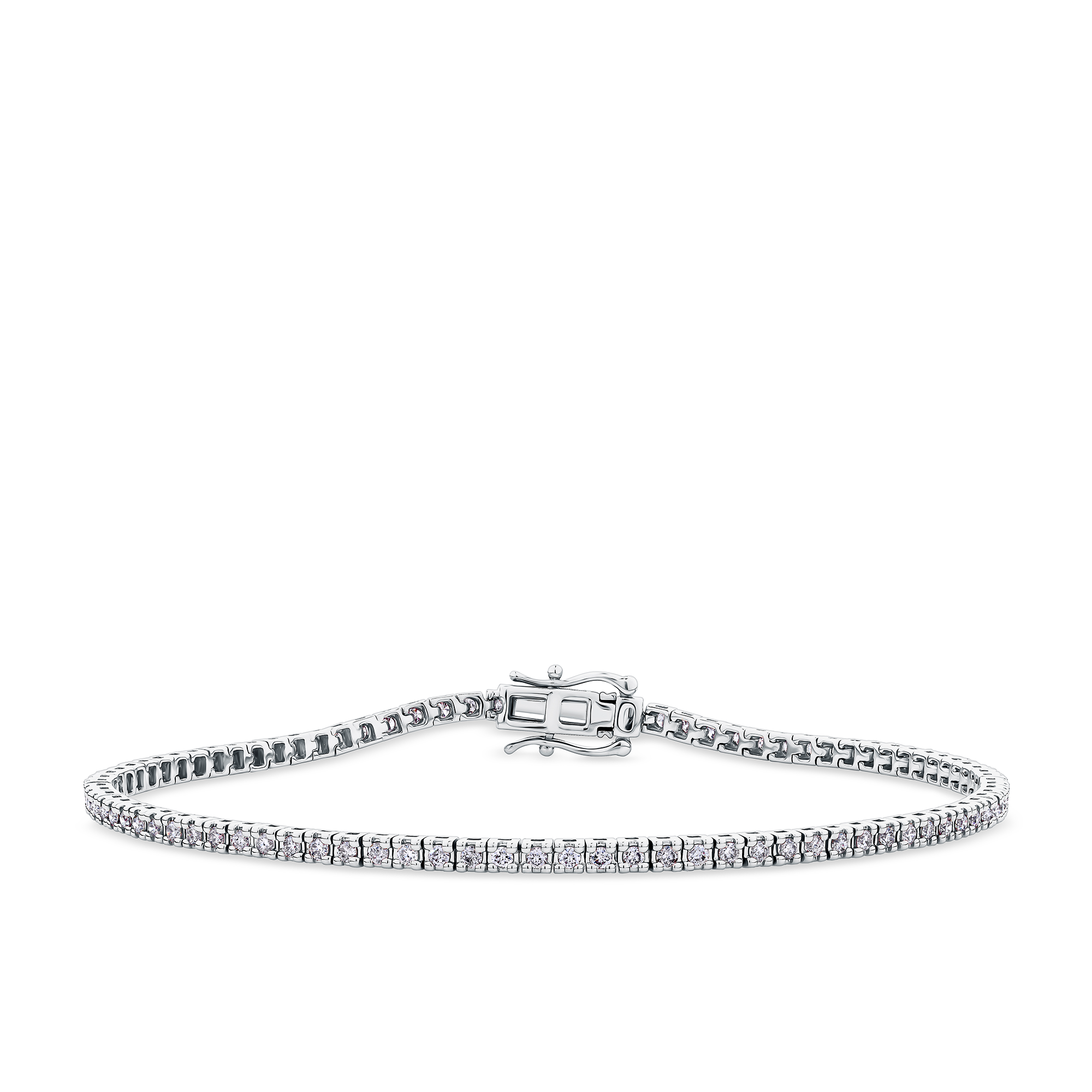 1.00ct TW Diamond Tennis Bracelet in 9ct White Gold