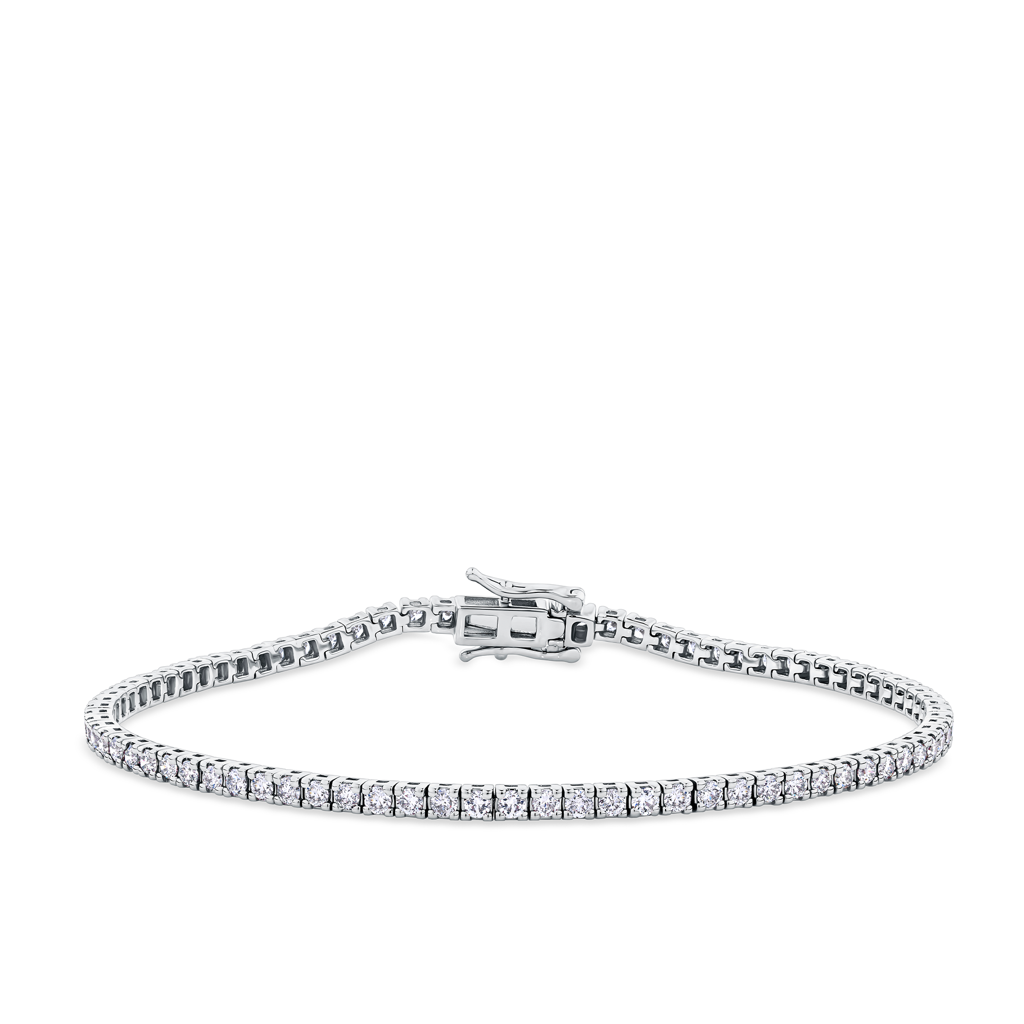 2.00ct TW Diamond Tennis Bracelet in 9ct White Gold
