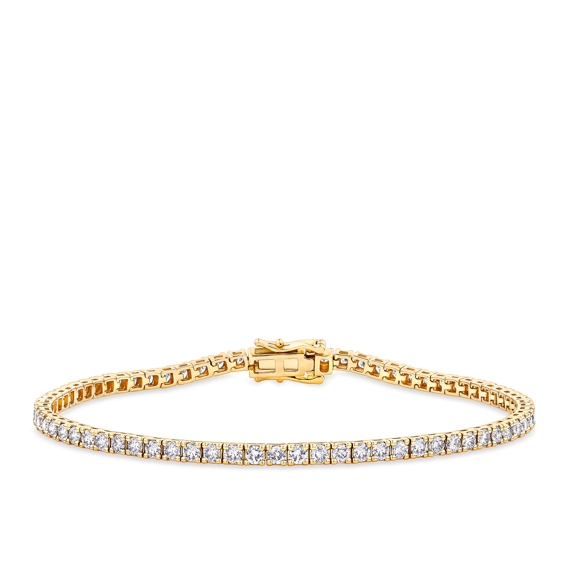 3.00ct TW Diamond Tennis Bracelet in 9ct Yellow Gold