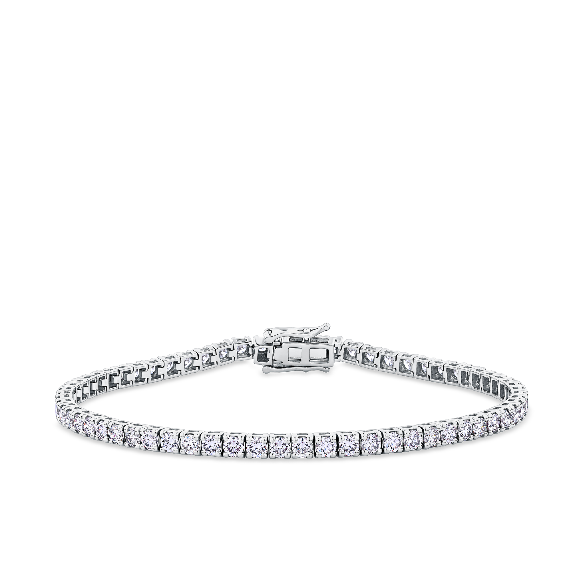4.00ct TW Diamond Tennis Bracelet in 9ct White Gold