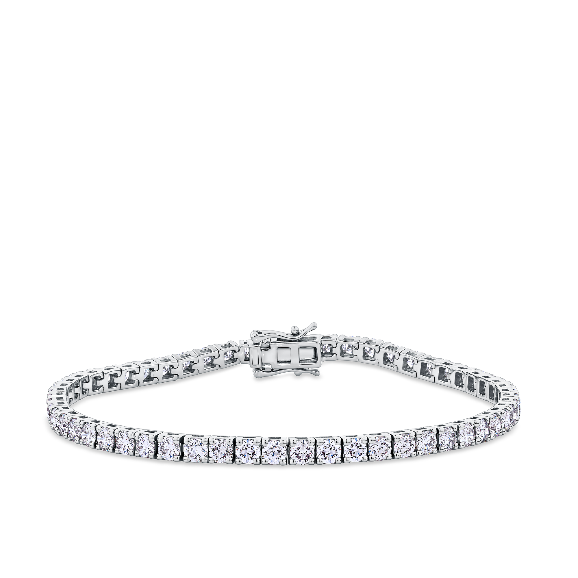 6.00ct TW Diamond Tennis Bracelet in 9ct White Gold