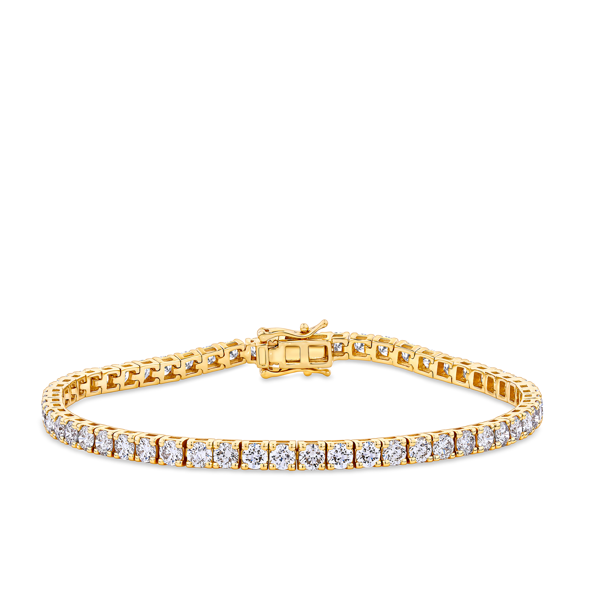 6.00ct TW Diamond Tennis Bracelet in 9ct Yellow Gold