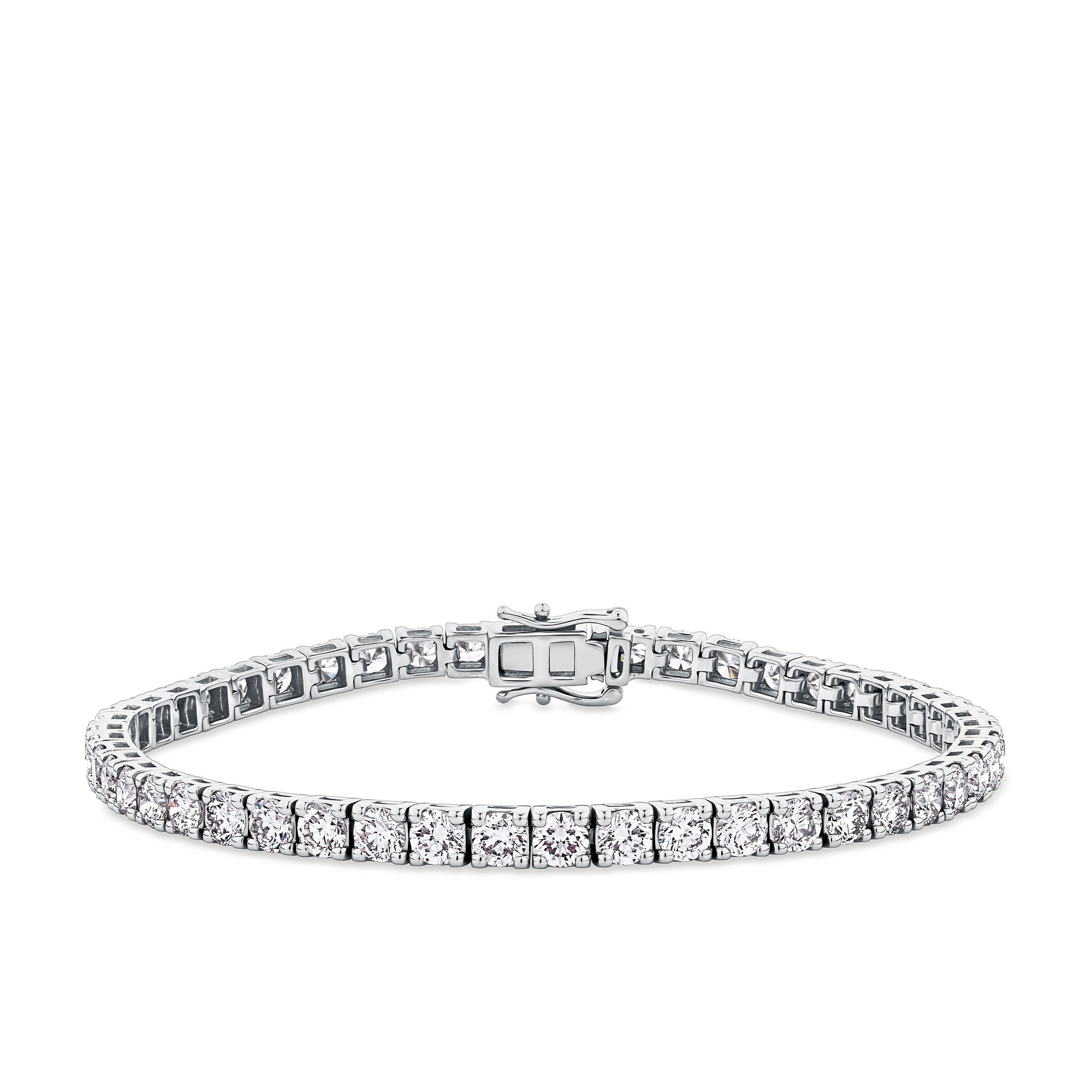 8.00ct TW Diamond Tennis Bracelet in 9ct White Gold