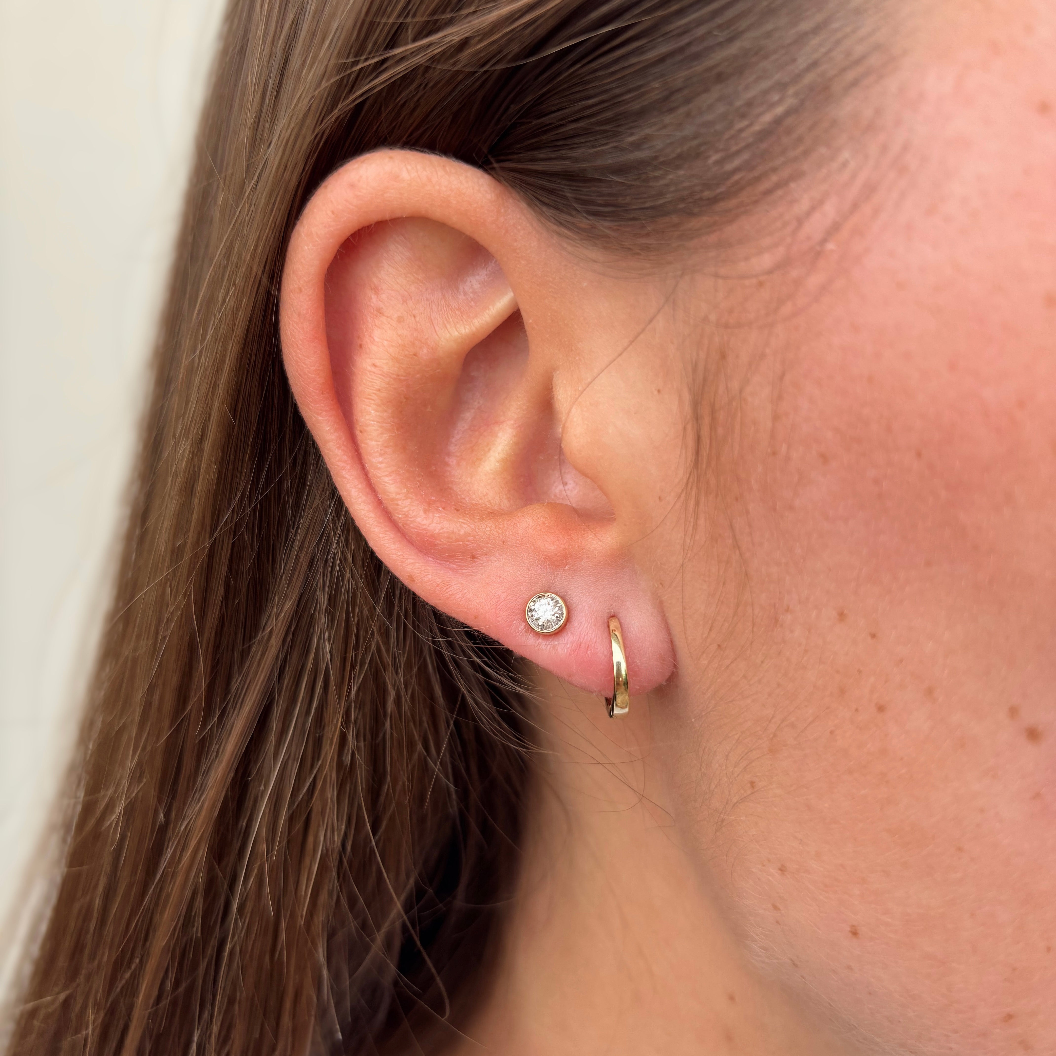 Hoop Earrings in 9ct Yellow Gold