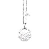 ASTRA Pretty Bow Cubic Zirconia Pendant in Sterling Silver