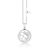 ASTRA Baby of Mine Cubic Zirconia Pendant in Sterling Silver