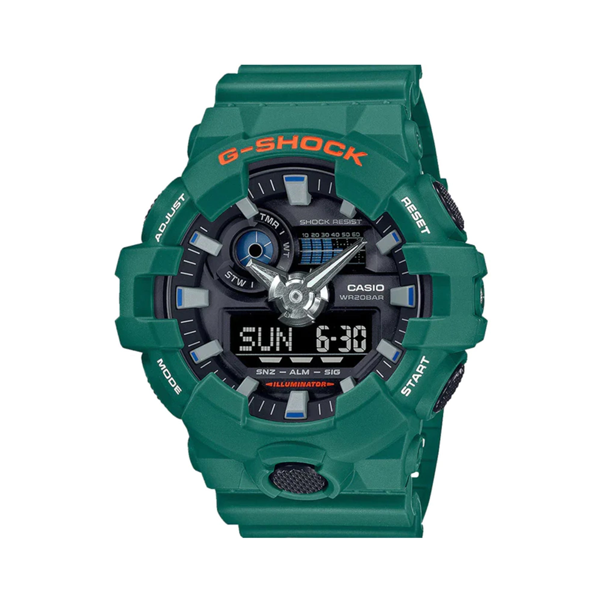 Casio G-SHOCK Men's 53mm Analogue Digital Watch GA700SC-3A