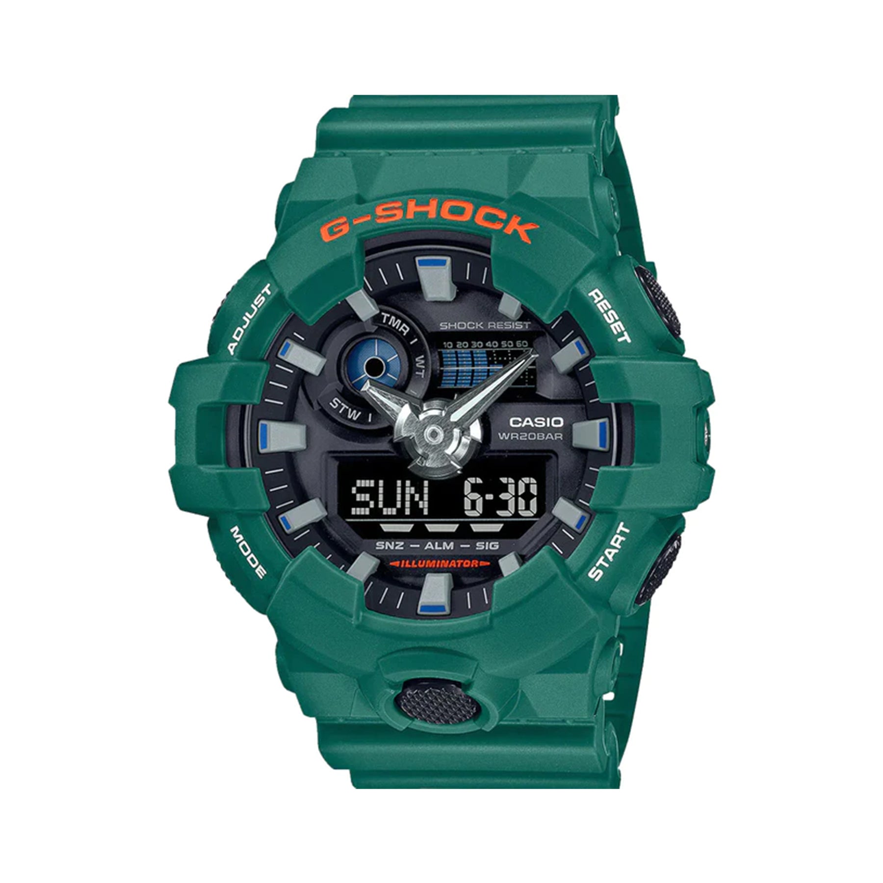 Casio G-Shock Men's 53mm Analogue Digital Watch GA700SC-3A
