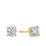 0.70ct TW Diamond Stud Earrings in 9ct Yellow Gold