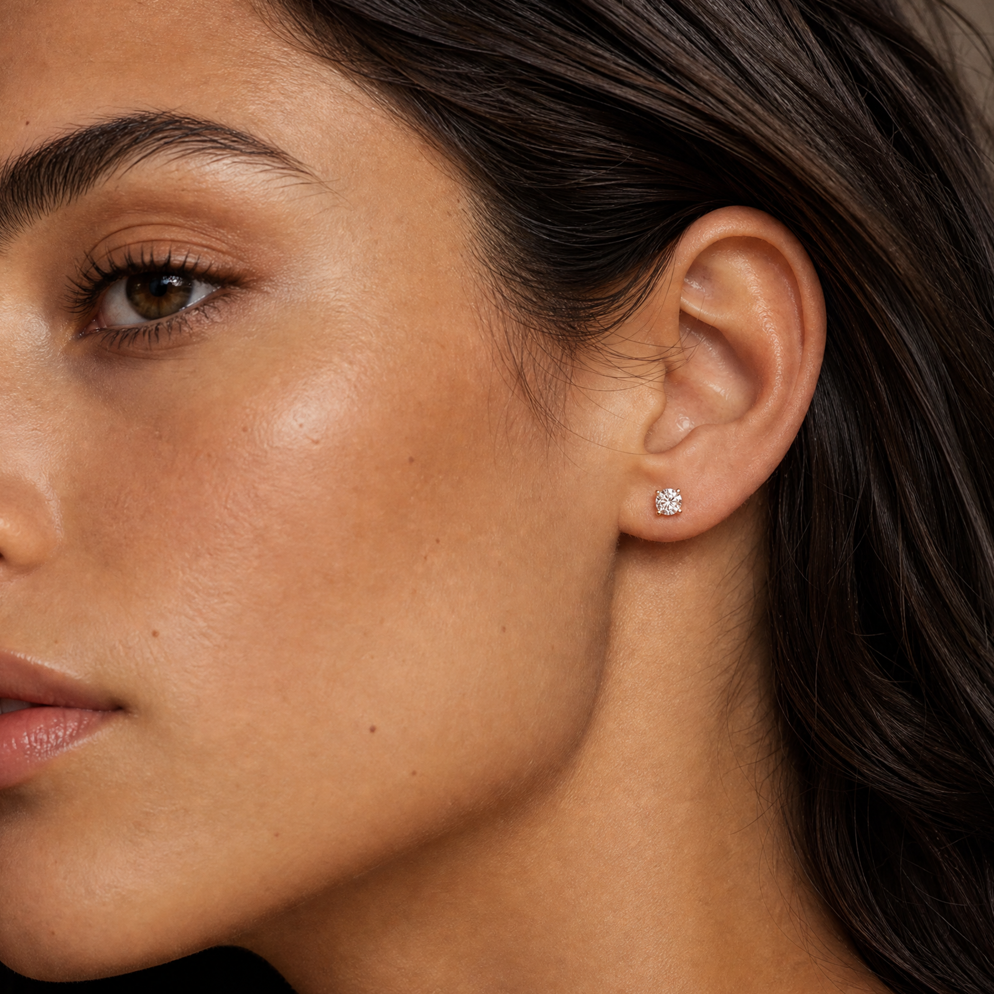 1.00ct TW Diamond Stud Earrings in 9ct Yellow Gold