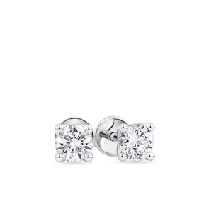 0.70ct TW Diamond Stud Earrings in 18ct White Gold