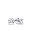 0.70ct TW Diamond Stud Earrings in 18ct White Gold