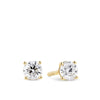 0.75ct TW Diamond Solitaire Earrings in 18ct Yellow Gold