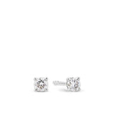 0.15ct TW Diamond Solitaire Earrings in 9ct White Gold