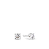 0.15ct TW Diamond Solitaire Earrings in 9ct White Gold