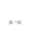 0.15ct TW Diamond Solitaire Earrings in 9ct Yellow Gold