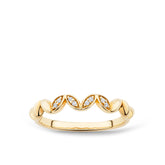 Helia™ Diamond Vine Ring in 9ct Recycled Gold