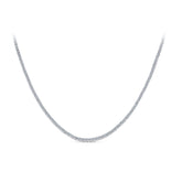 4.45ct TW Diamond Tennis Necklace in 18ct White Gold