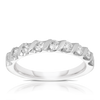 Round Brilliant Cut Diamond Wedding & Anniversary Ring in 18ct White Gold