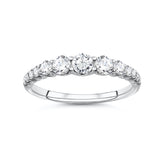 0.75ct TW Diamond Ring in 9ct White Gold