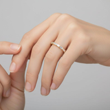 0.30ct TW Baguette Diamond Band in 9ct Yellow Gold