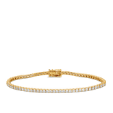 3ct TW Diamond Tennis Bracelet in 9ct Yellow Gold - Wallace Bishop