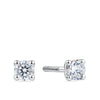 0.34ct TW Diamond Stud Earrings in 18ct White Gold