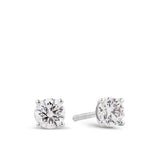 1.00ct TW Diamond Solitaire Earrings in 9ct White Gold