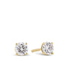 Radiance 1.00ct TW Diamond Solitaire Earrings in 9ct Yellow Gold