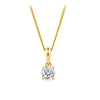 0.50ct TW Diamond Pendant in 9ct Yellow Gold