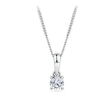 0.25ct TW Diamond Pendant in 9ct White Gold