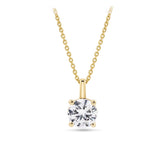 0.50ct TW Diamond Solitaire Pendant with Chain in 9ct Yellow Gold