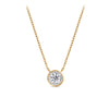0.18ct TDW Diamond Necklace in 9ct Yellow Gold