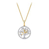 0.25ct TDW Diamond Tree of Life Pendant in 9ct Yellow Gold